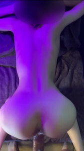 白天高冷白富美晚上变骚母狗 后入猛干喷出一堆白浆