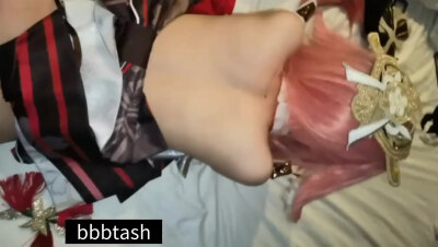 大V女主播穿八重神子cos服被我猛干到腿软